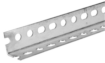 Hillman SteelWorks 1-1/2 in. x 1-1/2 in. x 4 ft. Slotted Angle, Zinc-Plated