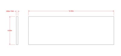 Image showing  SteelWorks 1/4 in. x 4 in. x 12 in. Weldable Hot-Rolled Solid Steel Sheet