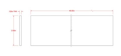 Image showing  SteelWorks 1/8 in. x 2 in. x 4 ft. Weldable Steel Flat