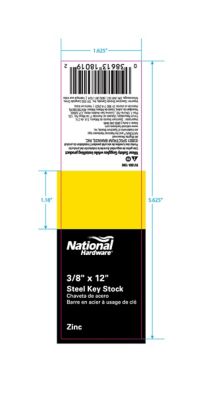 Image showing  SteelWorks 3/8 in. x 1 ft. Un-Threaded Square Key Stock, Zinc-Plated