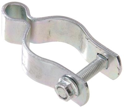 Image showing  Hardware Essentials 1-5/8 in. Pipe Gate Clamp, Zinc