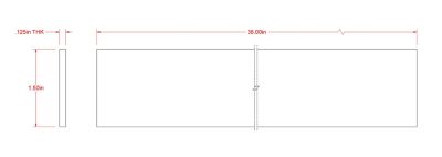 Image showing  SteelWorks 1/8 in. x 1-1/2 in. x 3 ft. Weldable Steel Flat