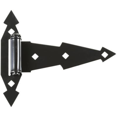 National Hardware V849 Ornamental T-Hinge, Black