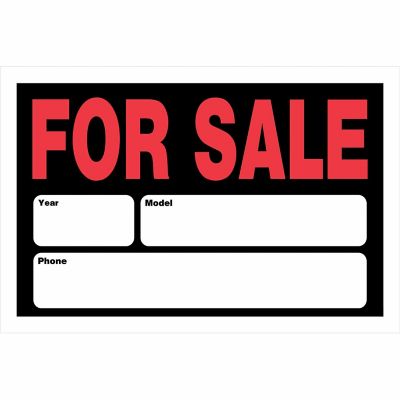 Hillman for Sale Auto Sign, 8 in. x 12 in.