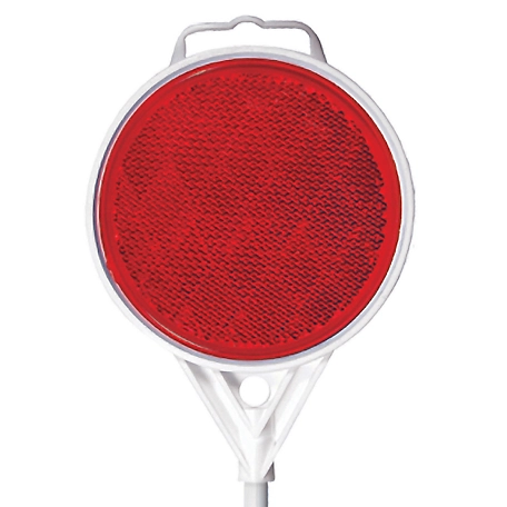 Hillman Drive Marker Reflector, Red, 48 in.