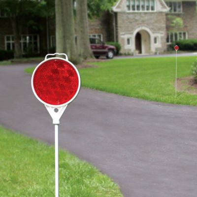 Image showing  Drive Marker Reflector, 48 in., Red