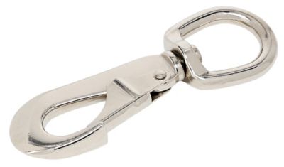 Image showing  Hardware Essentials 1 in. x 4-5/8 in. Snap Hook with Swivel Eye, Nickel