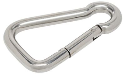 Image showing  Hardware Essentials 4-3/4 in. Interlocking Spring Snap, Stainless Steel