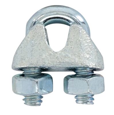 Hillman Hardware Essentials 1/16 in. 3230BC Wire Cable Clamp, Zinc