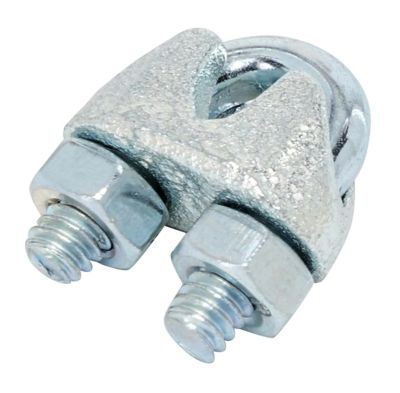 Image showing  Hardware Essentials 1/16 in. 3230BC Wire Cable Clamp, Zinc