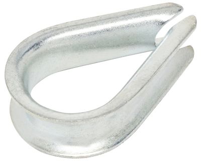 Image showing  Hardware Essentials 1/2 in. Rope Thimble, Zinc Plated