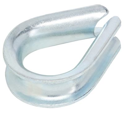 Image showing  Hardware Essentials 5/8 in. Rope Thimble, Zinc Plated