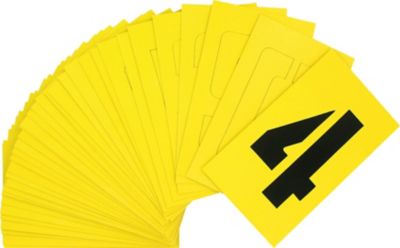 Image showing  4 in. Letter and Number Stencil Pack, 36 pc.