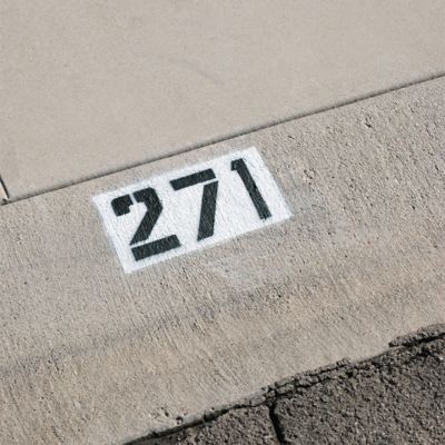 Image showing  4 in. Letter and Number Stencil Pack, 36 pc.