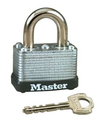 Master Lock 1/4 in. Diameter Shackle Warded Padlock