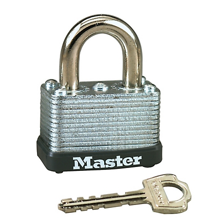 Master Lock 1/4 in. Diameter Shackle Warded Padlock