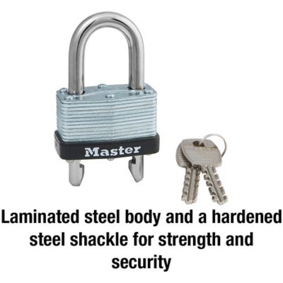 Image showing  2 in. Shackle Warded Adjustable Padlock