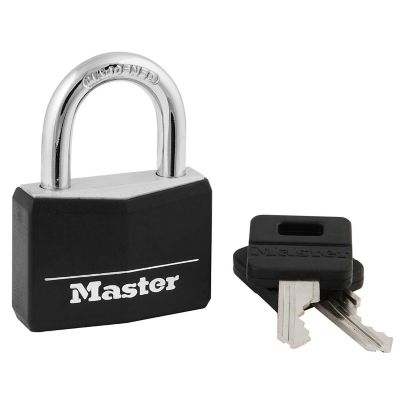 Master Lock 1/4 in. Diameter Shackle Covered Solid Body Padlock