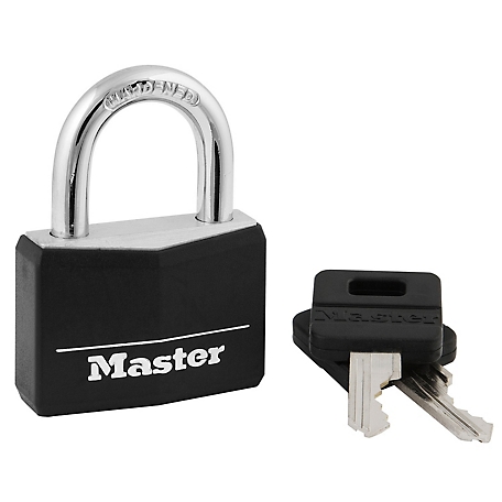 Master Lock 1/4 in. Diameter Shackle Covered Solid Body Padlock