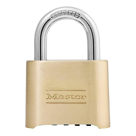 Master Lock 5/16 in. Diameter Shackle Set-Your-Own-Combination Padlock, 1 in. Shackle