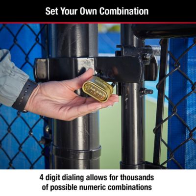 Image showing  1 in. Shackle Set-Your-Own-Combination Padlock, 175D
