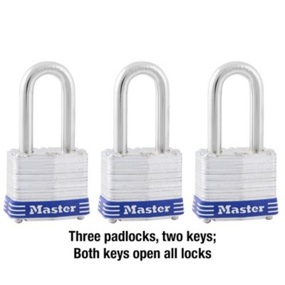 Details about   MASTER LOCK LAMINATED STEEL PADLOCK 1.75 PART# 1D NEW 