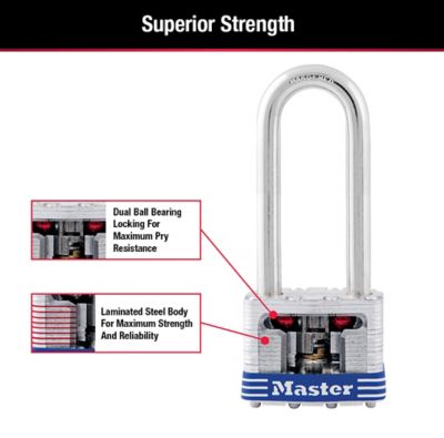 Image showing  2-1/2 in. Shackle Laminated Padlock