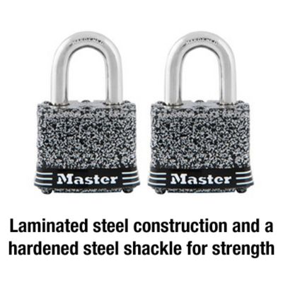 Image showing  3/4 in. Shackle Rust-Oleum Certified Padlocks, 2-Pack