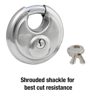 Image showing  5/8 in. Shackle Discus Padlock