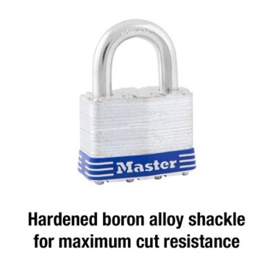 Image showing  1 in. Shackle Laminated Steel Padlock