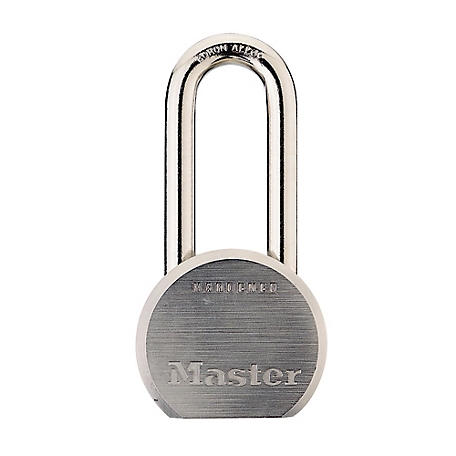 Master Lock Heavy Duty Outdoor Padlock with Key, 2-1/2 in. Wide, 2