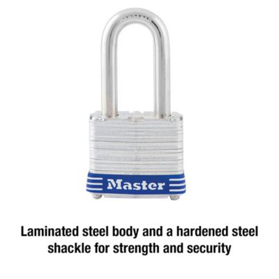Image showing  1-1/2 in. Shackle Laminated Steel Padlock