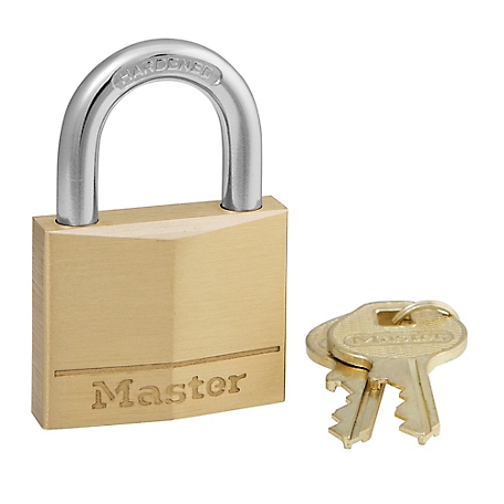 Master Lock 1/4 in. Diameter Shackle Solid Body Padlock