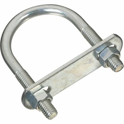 National Hardware 3/8 in. x 2 in. x 3-1/2 in. Zinc Plated N222-190 2190 U-Bolt, Zinc Plated