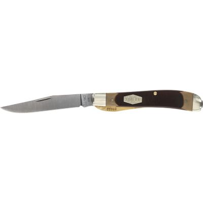 Image showing  3.82 in. Gunstock Trapper Lockblade Folding Pocket Knife