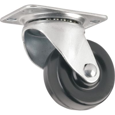 Waxman 2 in. 125 lb. Capacity Titan Heavy-duty Rubber Swivel Plate Caster