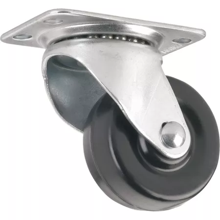 Waxman Titan Heavy Duty Rubber Swivel Plate Caster 2 in Capacity 125 lb Capacity Casters