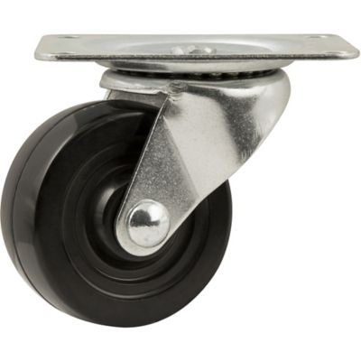 Waxman 3 in. 225 lb. Capacity Titan Heavy-duty Rubber Swivel Plate Caster