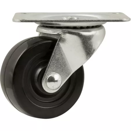 Waxman Titan Heavy Duty Rubber Swivel Plate Caster 3 in Capacity 225 lb Capacity Casters