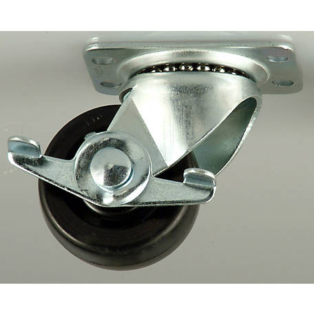 2-inch Swivel castors Swivel castors with Grip Collar Furniture Wheel with Brake and mounting Plug