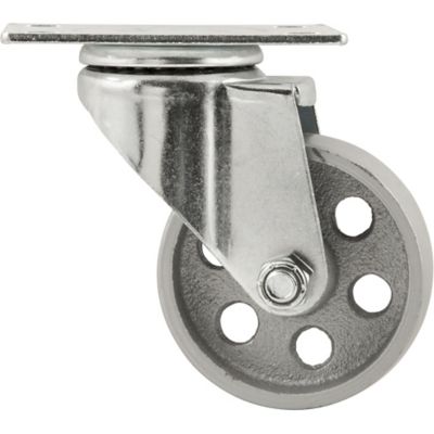 Waxman 3 in. 300 lb. Capacity Titan Sintered Iron Plate Swivel Caster, 4035355TD