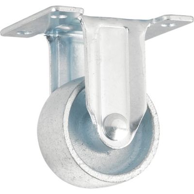 Waxman 2 in. 150 lb. Capacity Titan Sintered Iron Plate Caster, Rigid