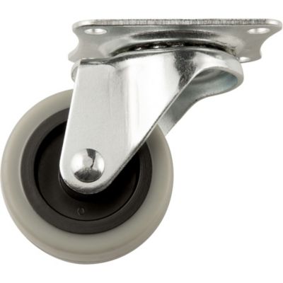 Waxman 2 in. 90 lb. Capacity Titan TPR Rubber Plate Caster, Swivel