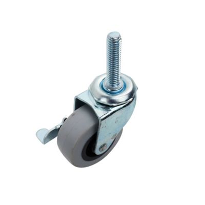 Image showing  2 in. 80 lb. Capacity Titan TPR Rubber Stem Caster with Brake