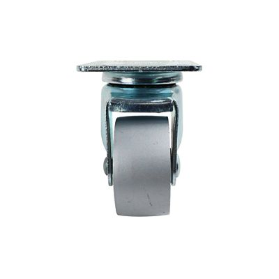 Image showing  2 in. 90 lb. Capacity Titan TPR Rubber Plate Caster, Rigid