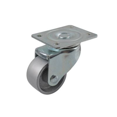 Image showing  2 in. 90 lb. Capacity Titan TPR Rubber Plate Caster, Rigid