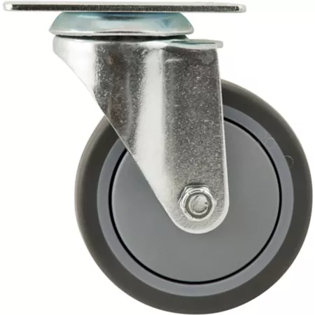 Waxman 4 in Titan TPR Rubber Plate Caster 250 lb Capacity Swivel Casters