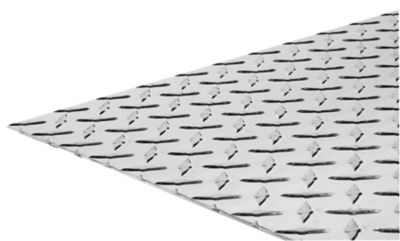 Hillman SteelWorks Tread Plate Bright Aluminum (0.063in. x 24in. x 24in.)