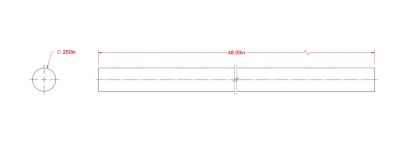 Image showing  SteelWorks 1/4 in. x 4 ft. Un-Threaded Weldable Solid Hot-Rolled Steel Rod
