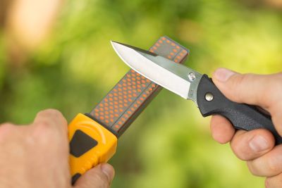 Image showing  4 in. Diamond Combination Stone Sharpener